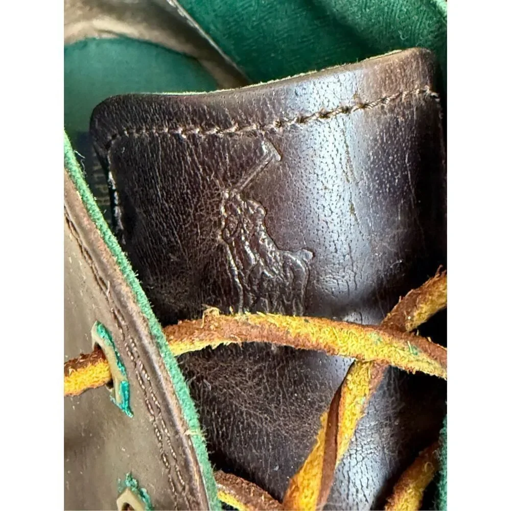 Polo Ralph Lauren Wallsend Lace Up Brown Chukka Boots - Men’s size 10D
